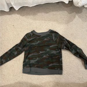 Anthropologie camo Sweatshirt